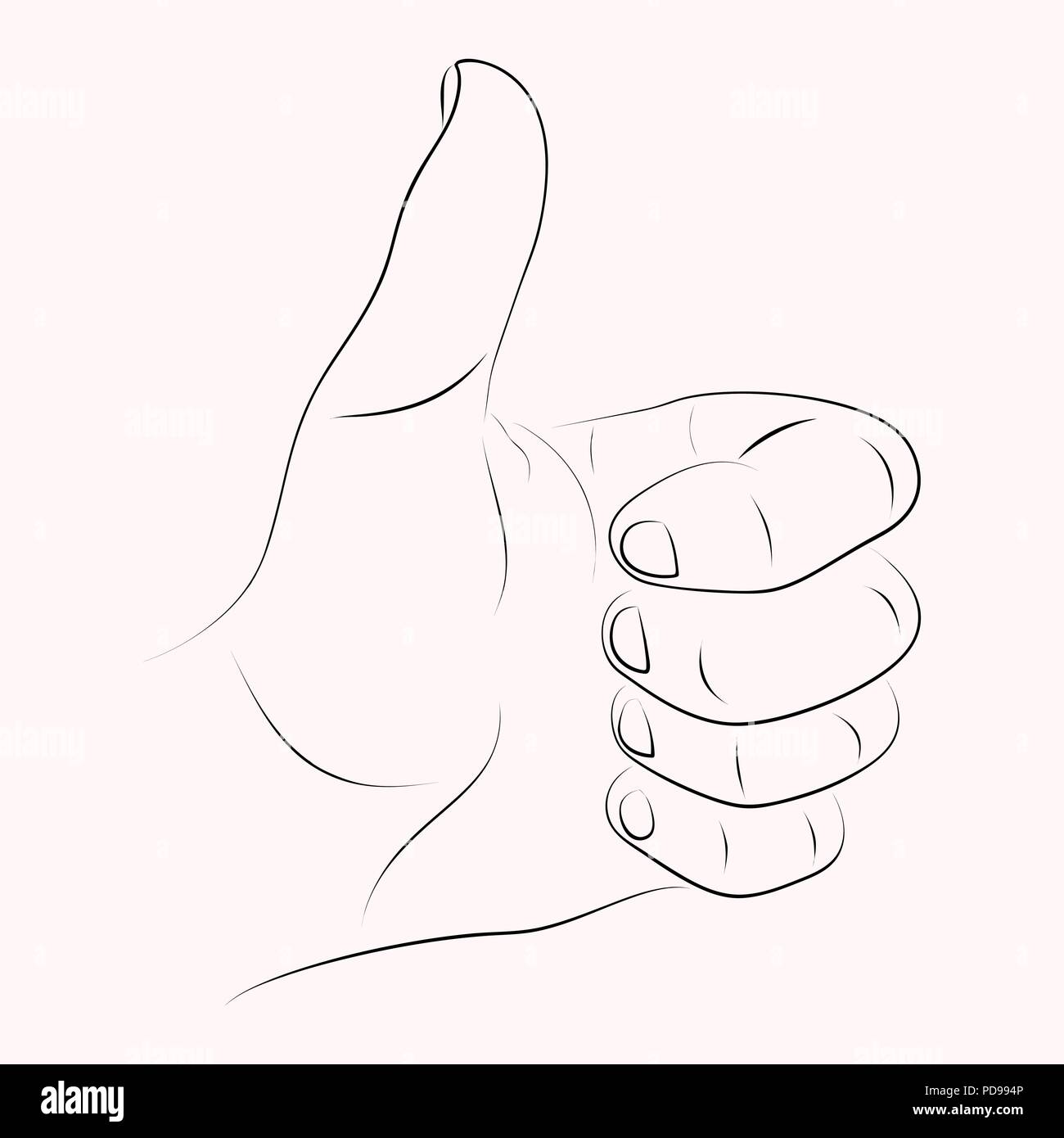 Come simbolo.disegna sullo sfondo Illustrazione Vettoriale