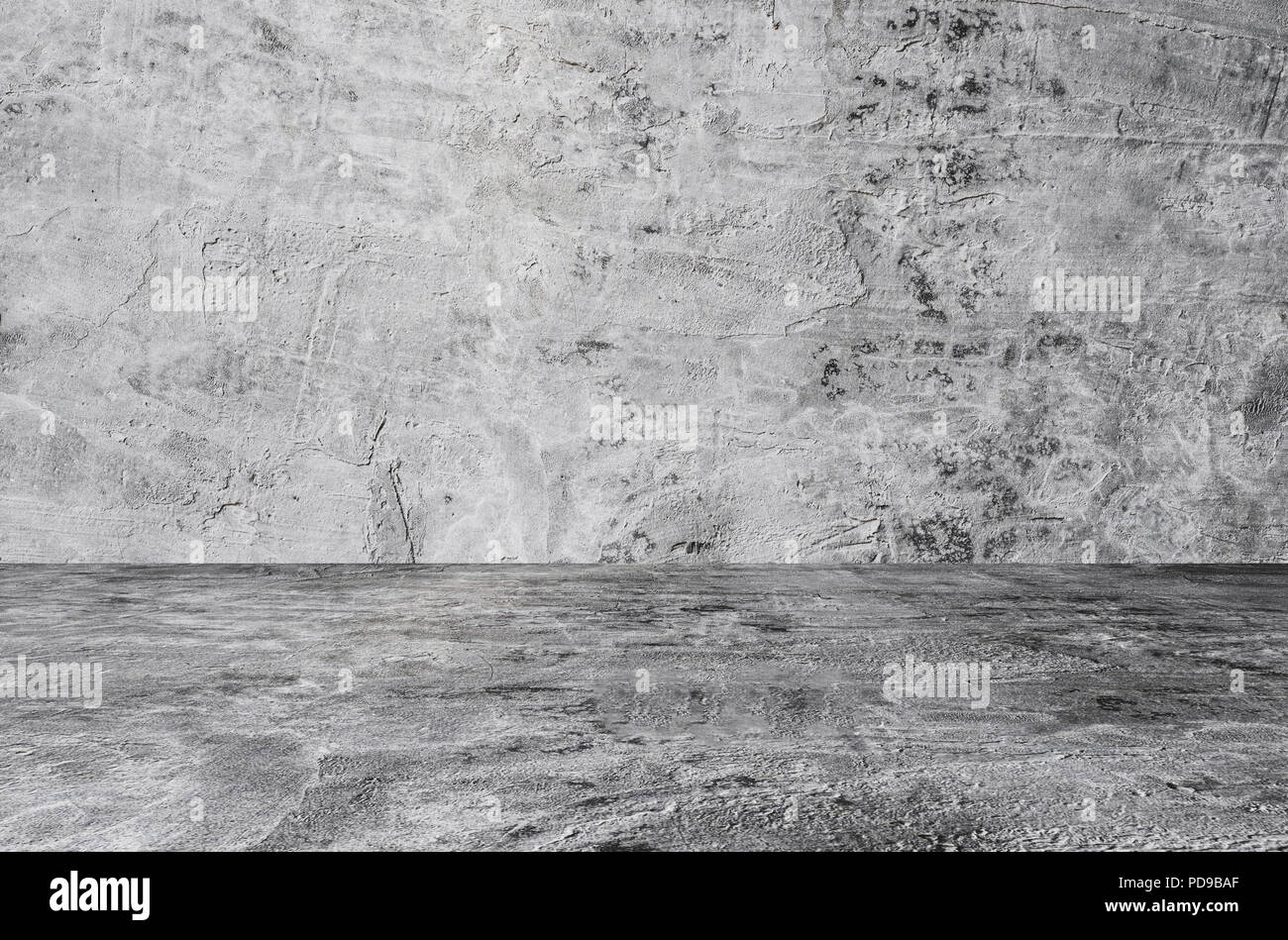 Texture in calcestruzzo dello sfondo. Cemento Cemento a parete e a pavimento Foto Stock