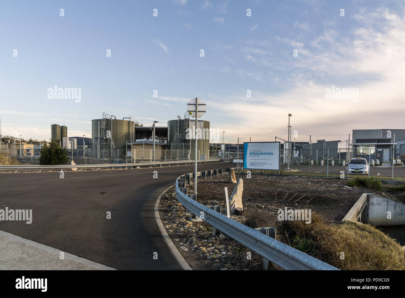 L'impianto di dissalazione a Kurnell, Sydney. Foto Stock