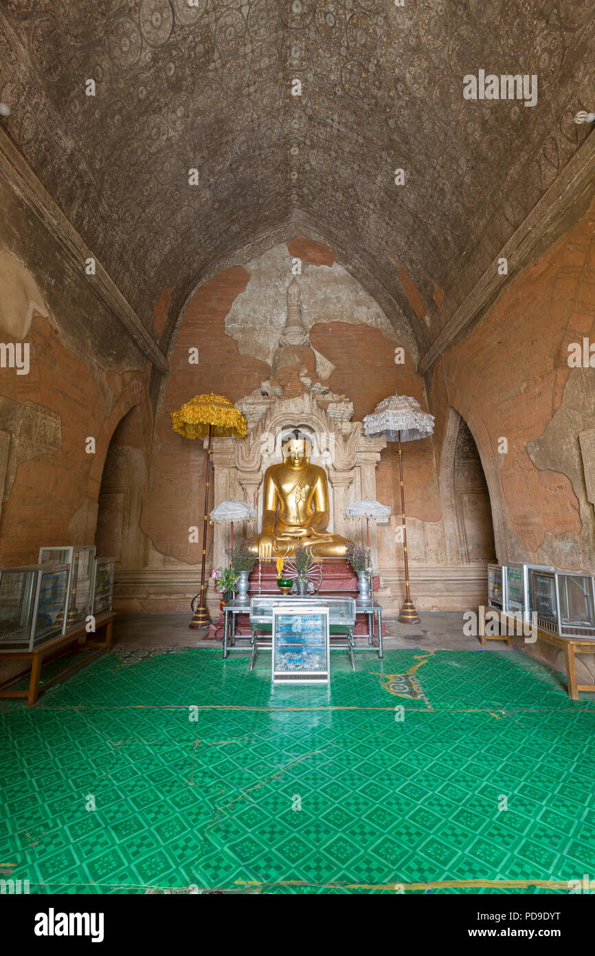 Htilominlo Pahto pagoda, Bagan, Myanmar Foto Stock