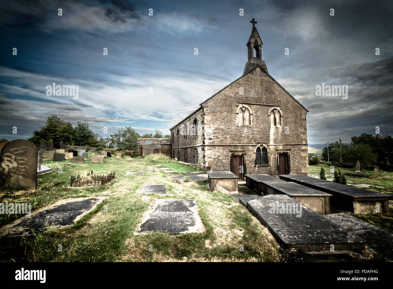 Altezze Cappella (Chiesa di San Tommaso) Friarmere Foto Stock