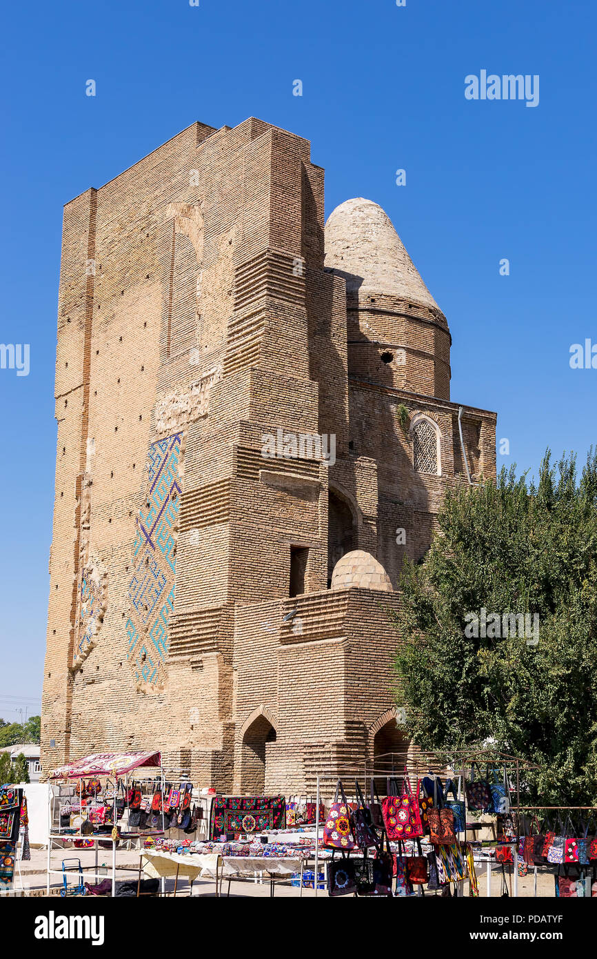 Rovine del Palazzo Ak-Saray - Shakhrisabz, Uzbekistan Foto Stock