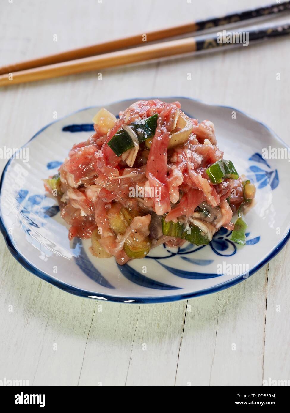 Asian Food manzo stagionato bulgogi Foto Stock