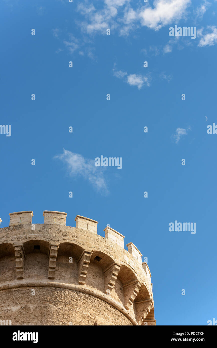 Torri di Quart nella città di Valencia. Spagna Foto Stock