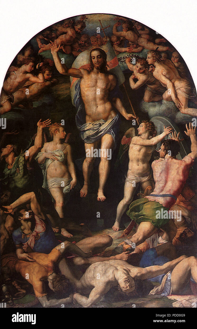 La Risurrezione, Bronzino, Agnolo, . Foto Stock