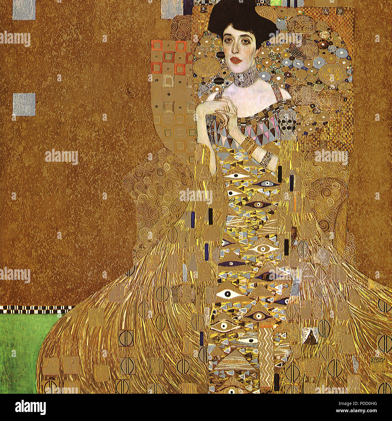 Kit Peinture Par Numéro Adele Bloch Bauer De Klimt - Toile 40,6x50,8 Cm, Avec Ou Sans Cadre - 12