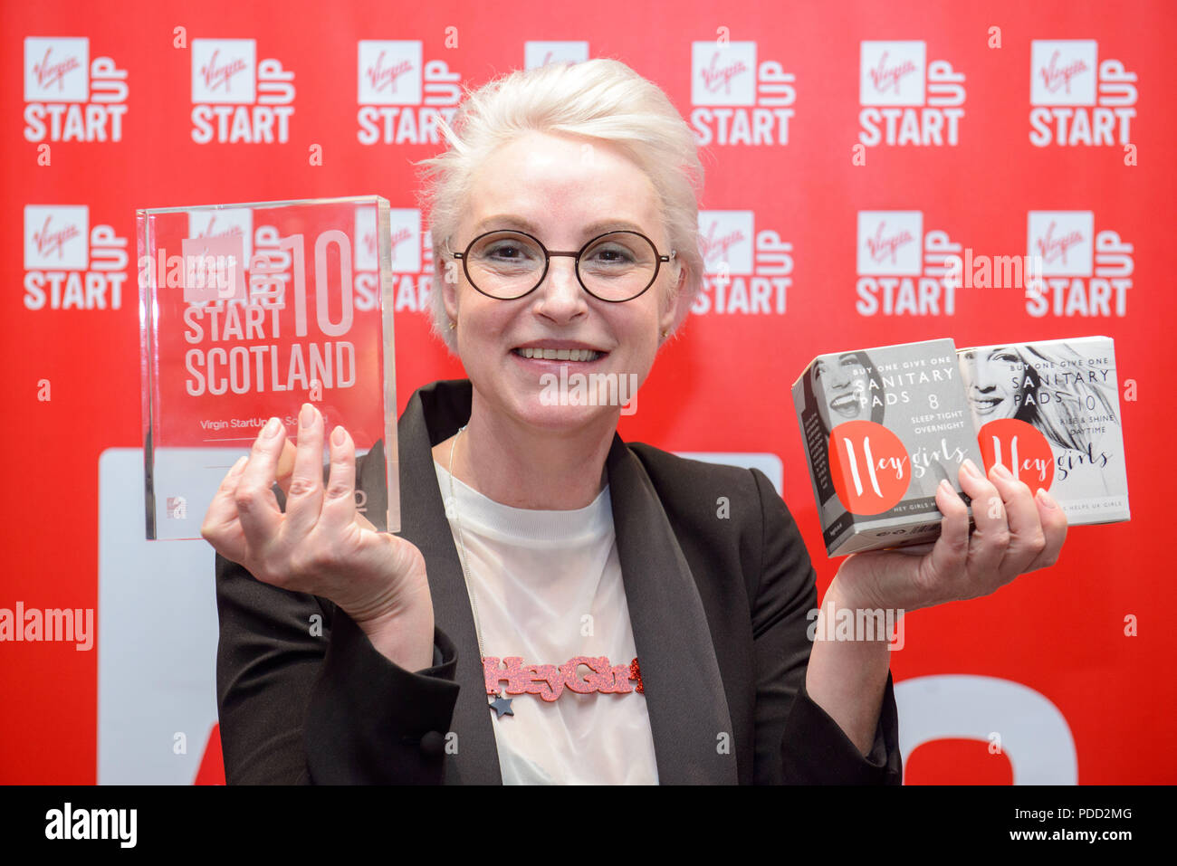 Virgin Start up, Final, Rathison Edinburgh Scotland 10 è una straordinaria opportunità per sostenere gli imprenditori scozzesi A. Foto Stock