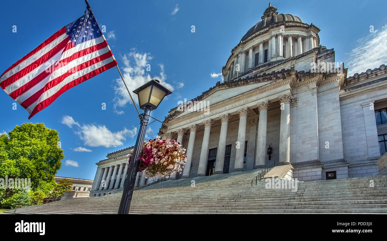 Washington State Capitol Olympia Seattle Washington Foto Stock