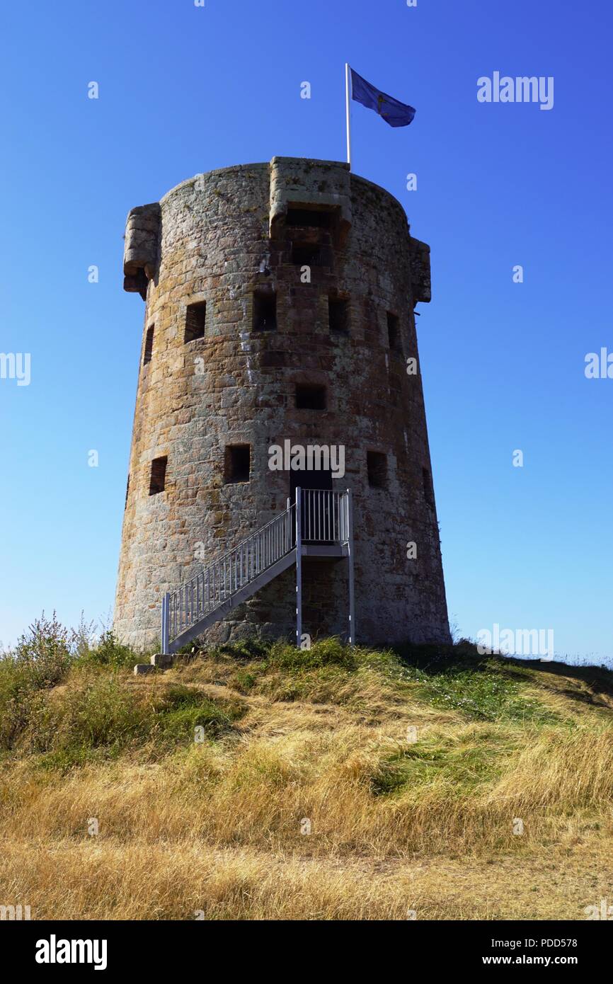 Le Hocq punto Jersey Foto Stock