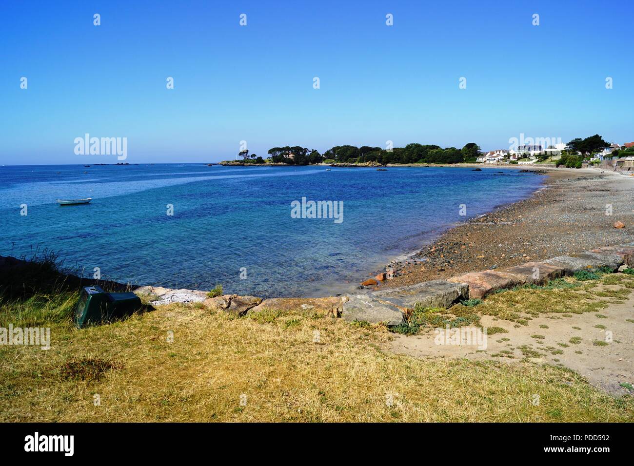 Le Hocq punto Jersey Foto Stock