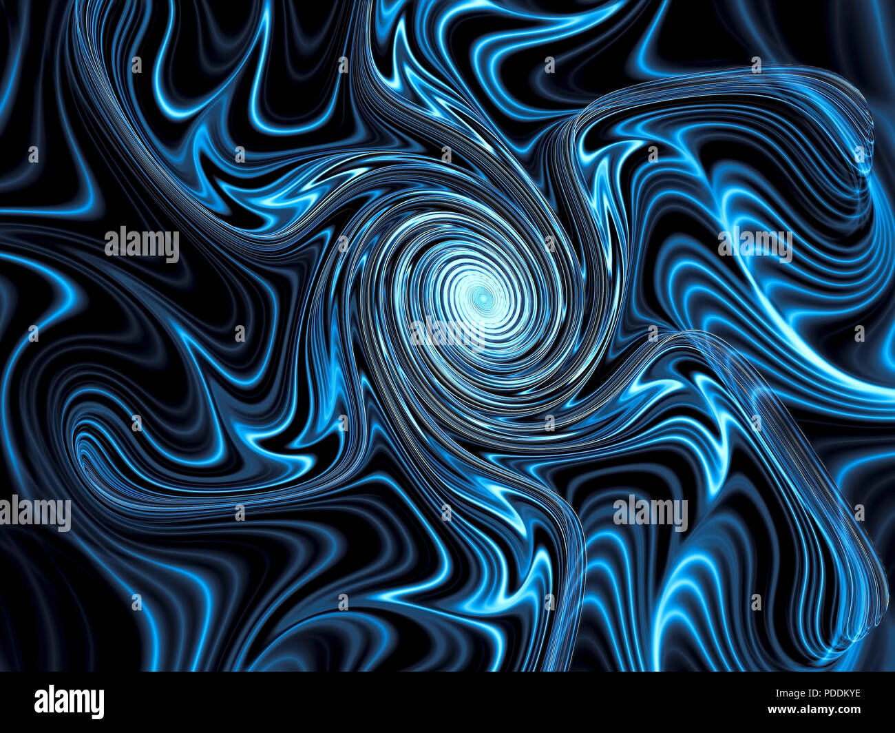 Abstract sfondo a spirale - generati digitalmente immagine Foto Stock