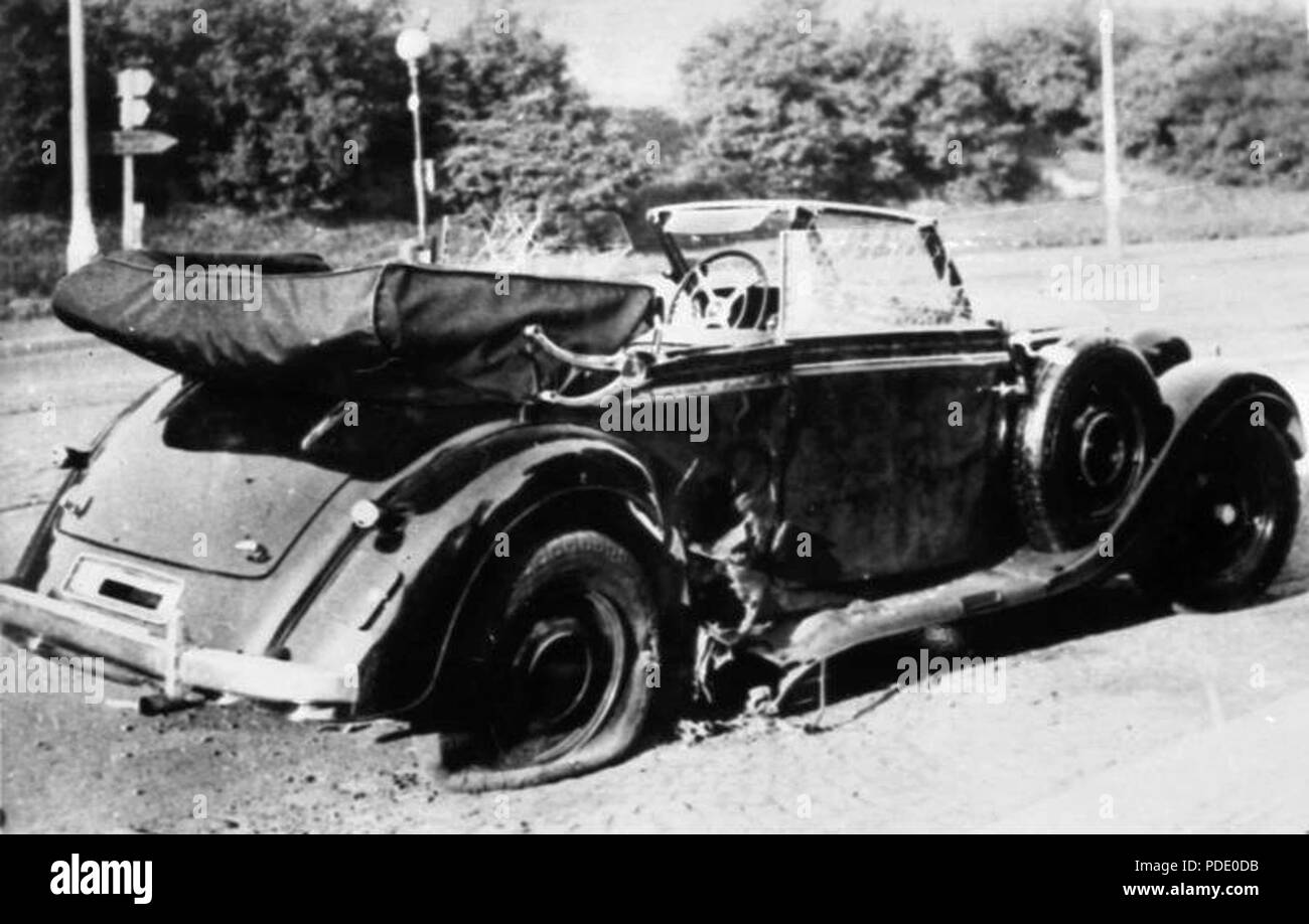90 Bundesarchiv Bild 146-1972-039-44, Heydrich-Attentat Foto Stock