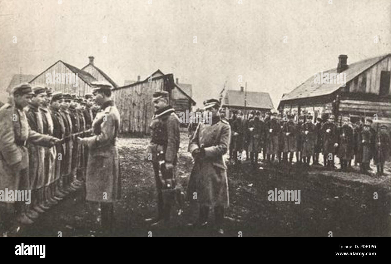 110 Dekoracja oddziałów skautowych, Baranowicze Foto Stock