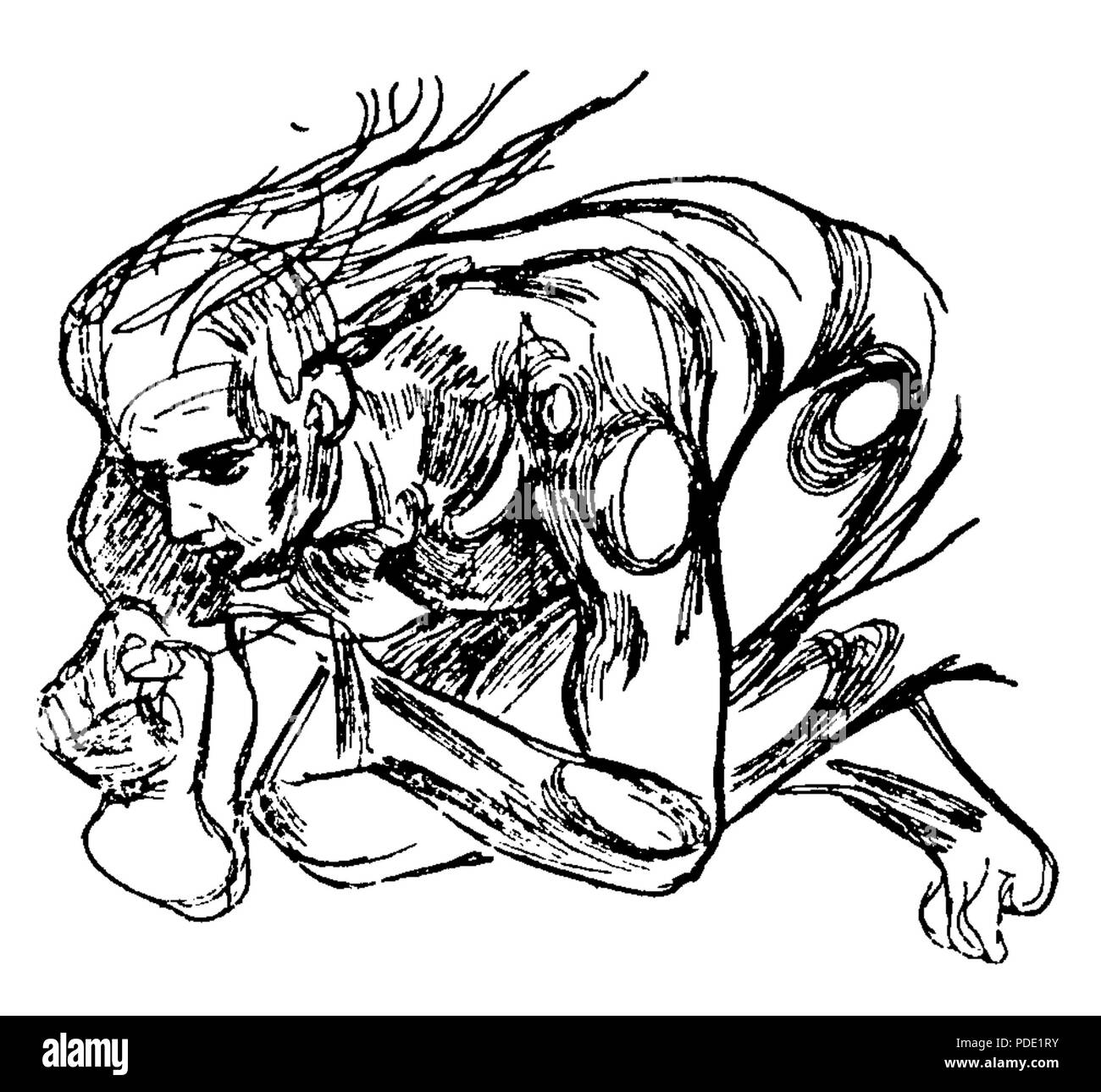 111 Demon ruchu Foto Stock