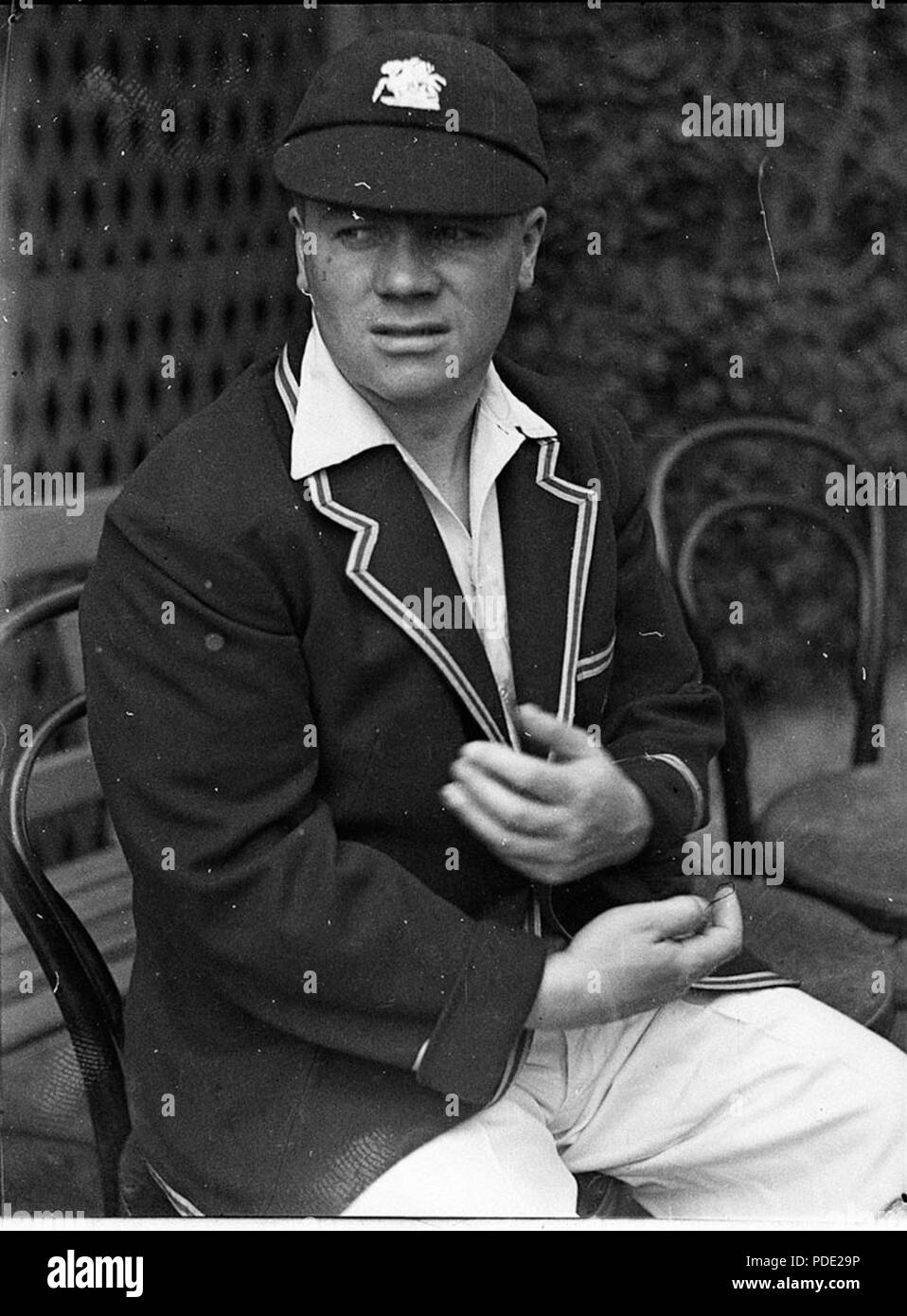 156 SLNSW 35189 Secondo test cricket England v Australia 1936 Foto Stock