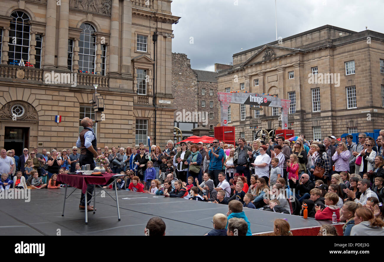 Edinburgh Fringe Festival, Scotland, Regno Unito Foto Stock