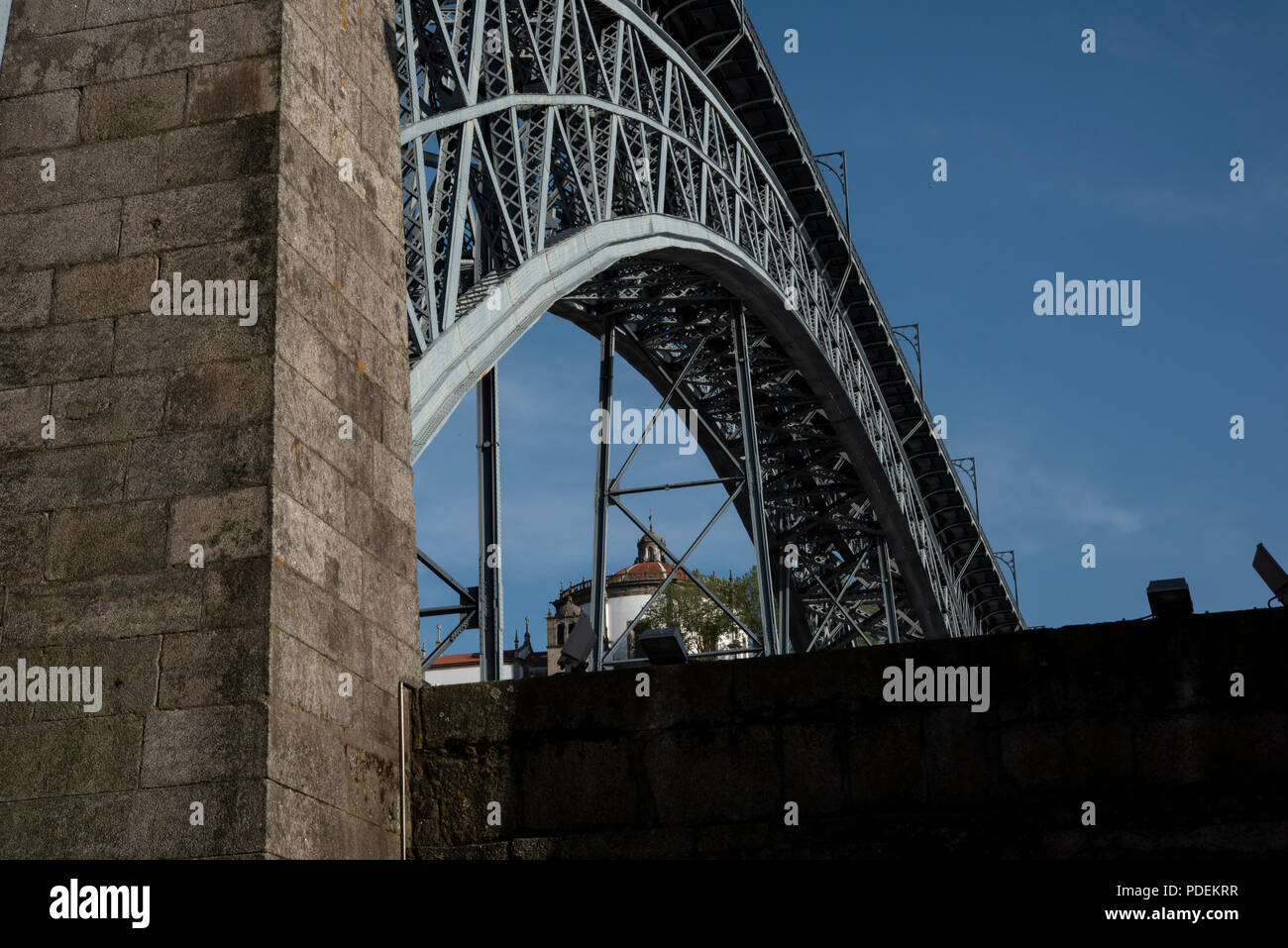 Ponte de Dom Luís I, Porto, Portogallo Foto Stock