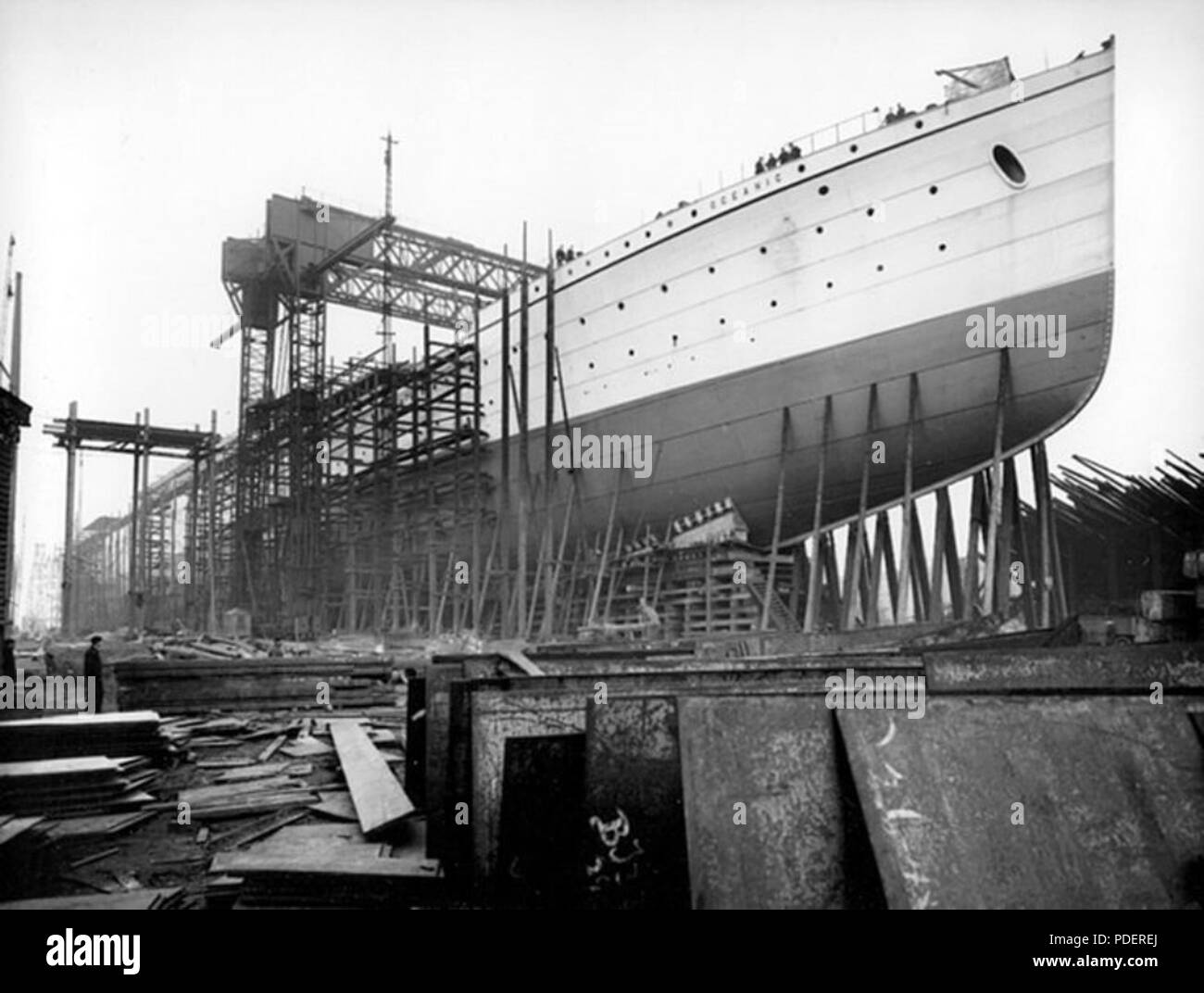 281 RMS Oceanic Harland e Wolff Foto Stock