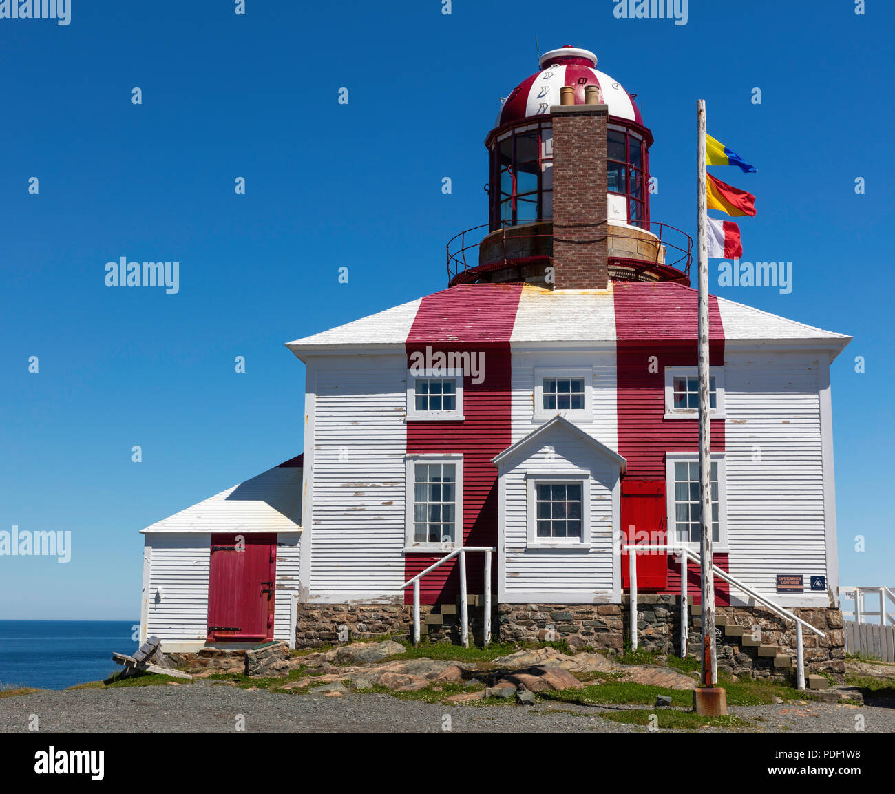 Cape Bonavista faro, Bonavista, Terranova Labrador, Canada Foto Stock