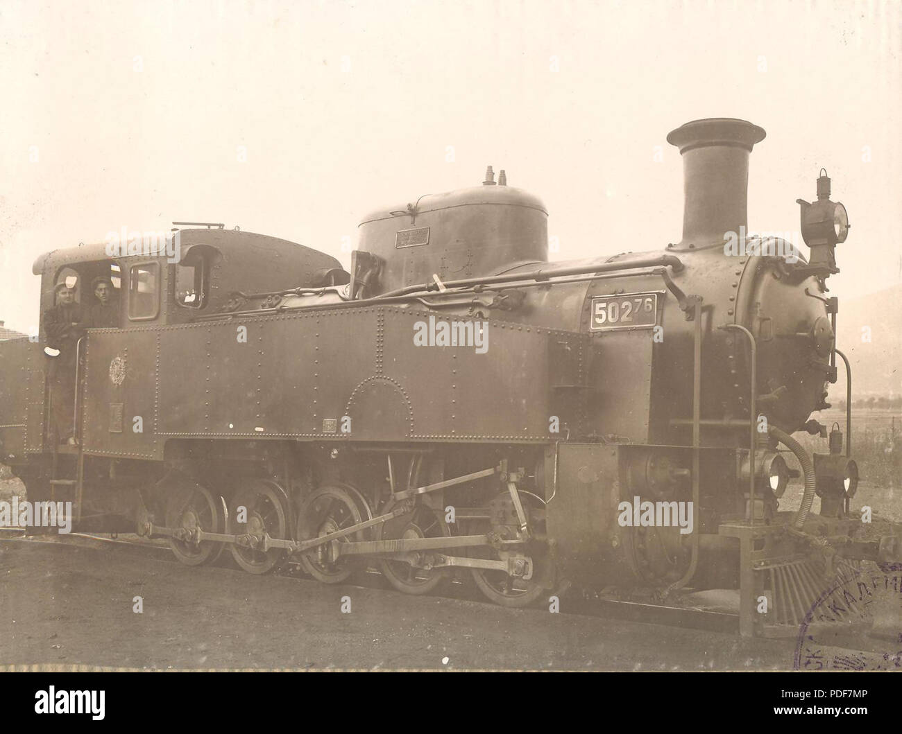 60 BASA-3K-7-334-13-locomotiva a vapore 502.76 Foto Stock