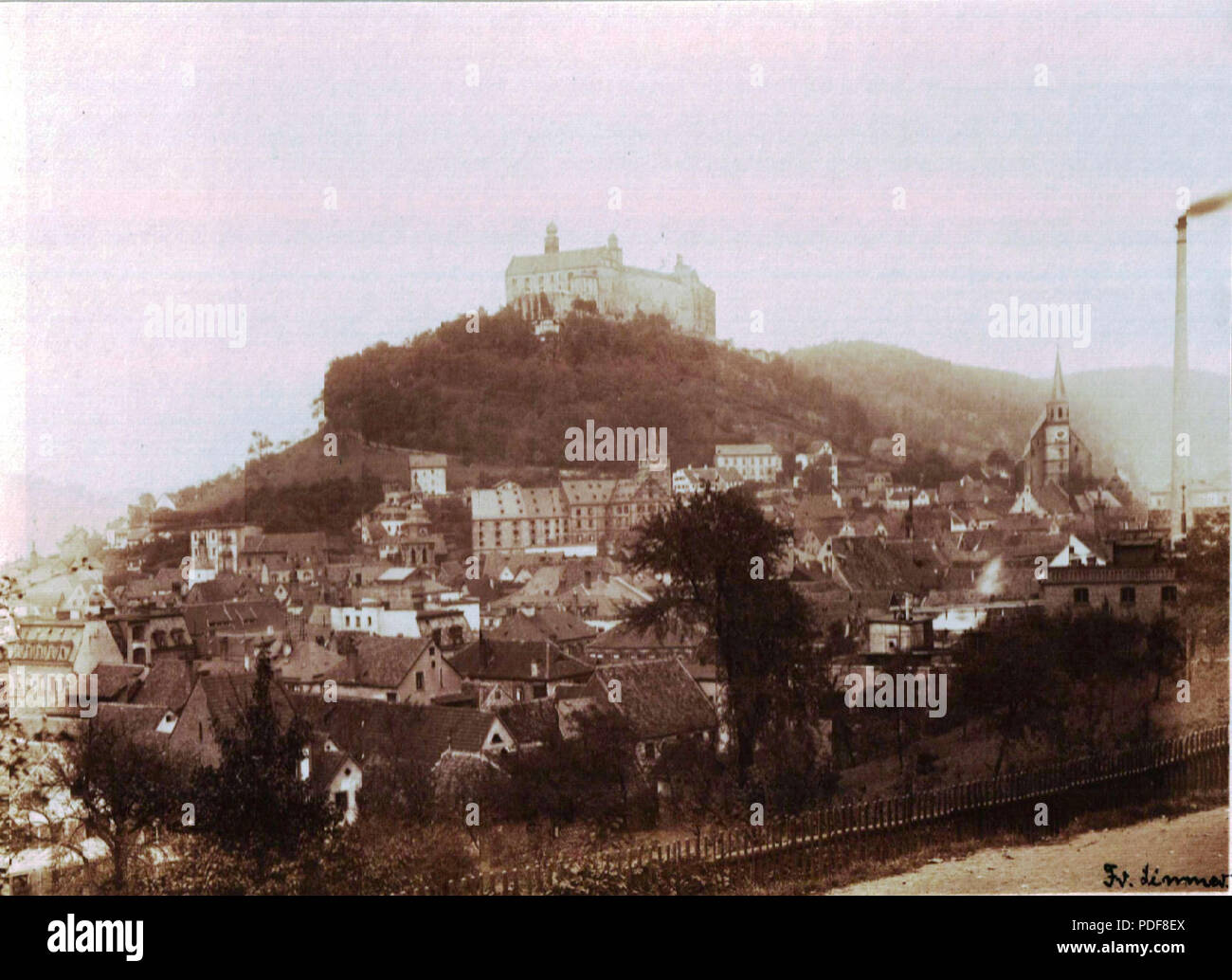 62 BASA-3K-7-358-5-Kulmbach, Plassenburg Foto Stock