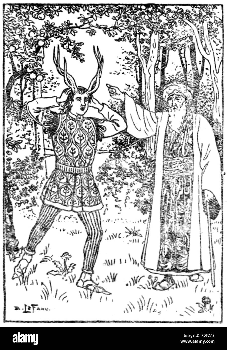 107 Czarodziejska sakiewka ho dziwna czapka p21 Foto Stock