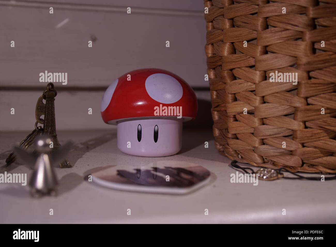 Super Mario Mushroom Foto Stock