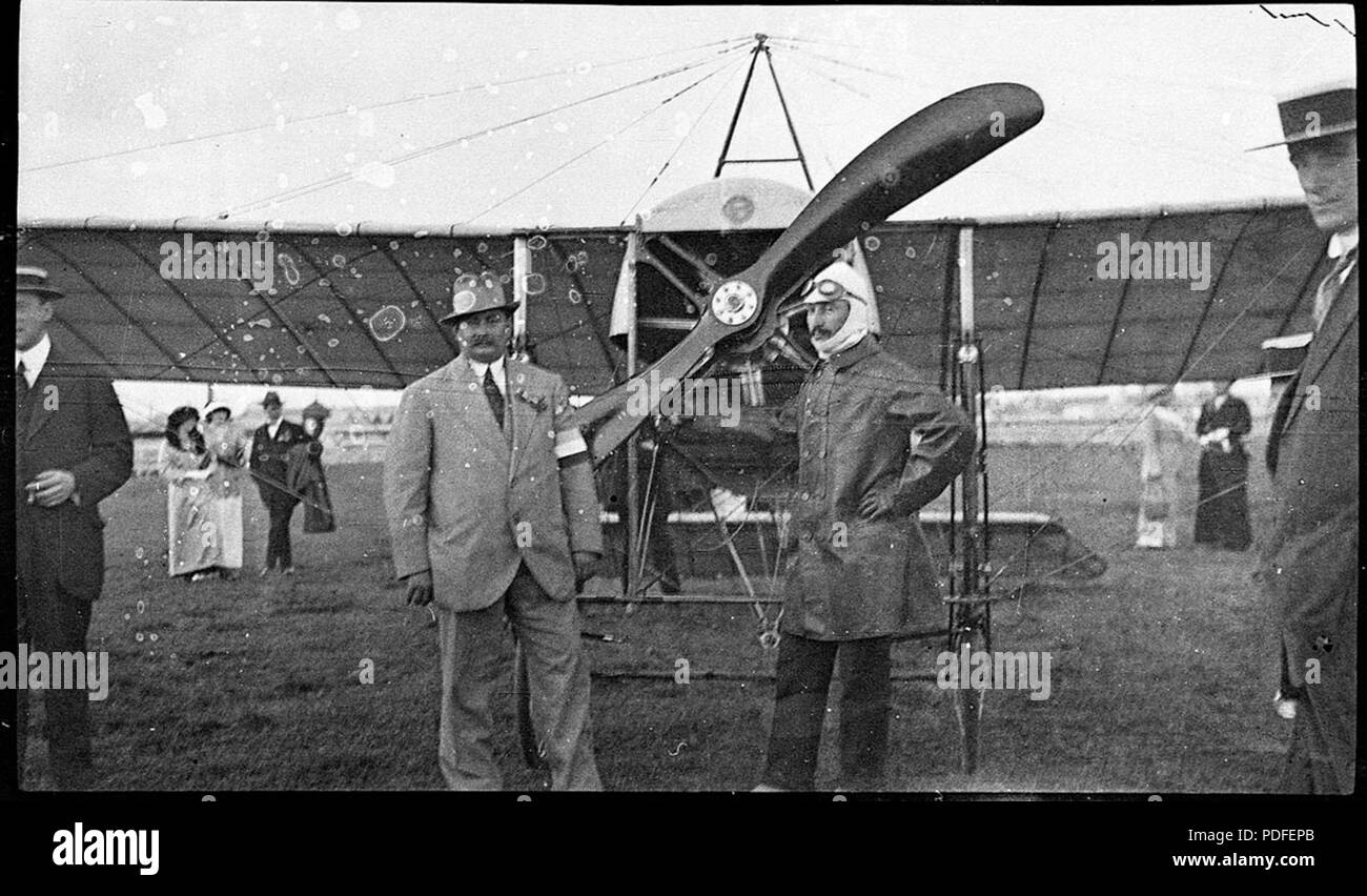 84 Maurice Guillaux Air Mail 1914-07-18 Foto Stock