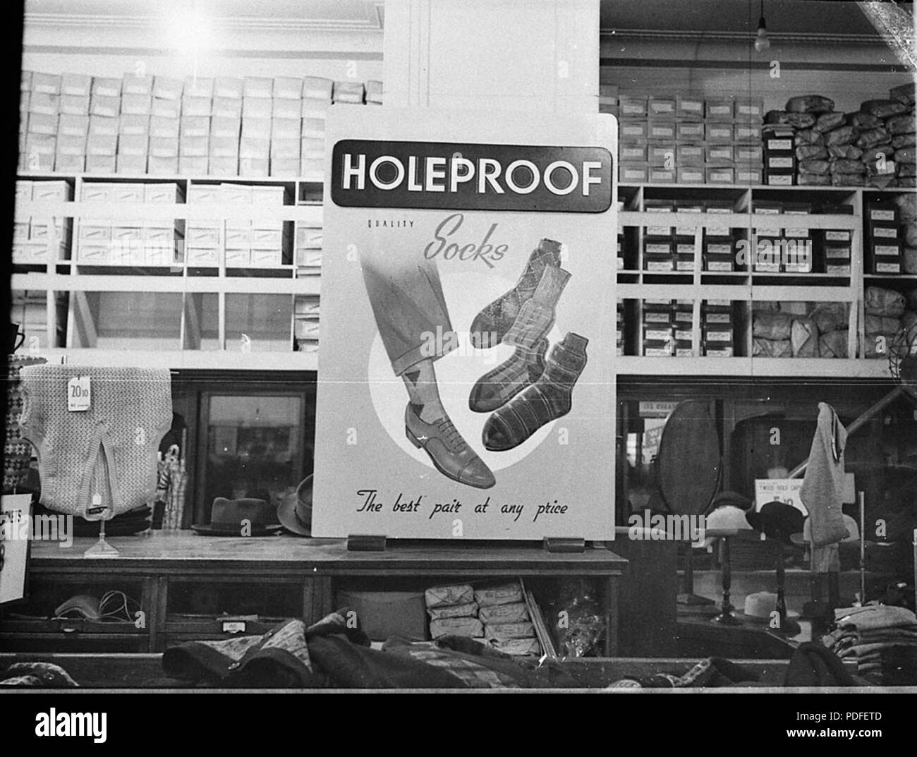 158 SLNSW 37030 Holeproof visualizza Foto Stock