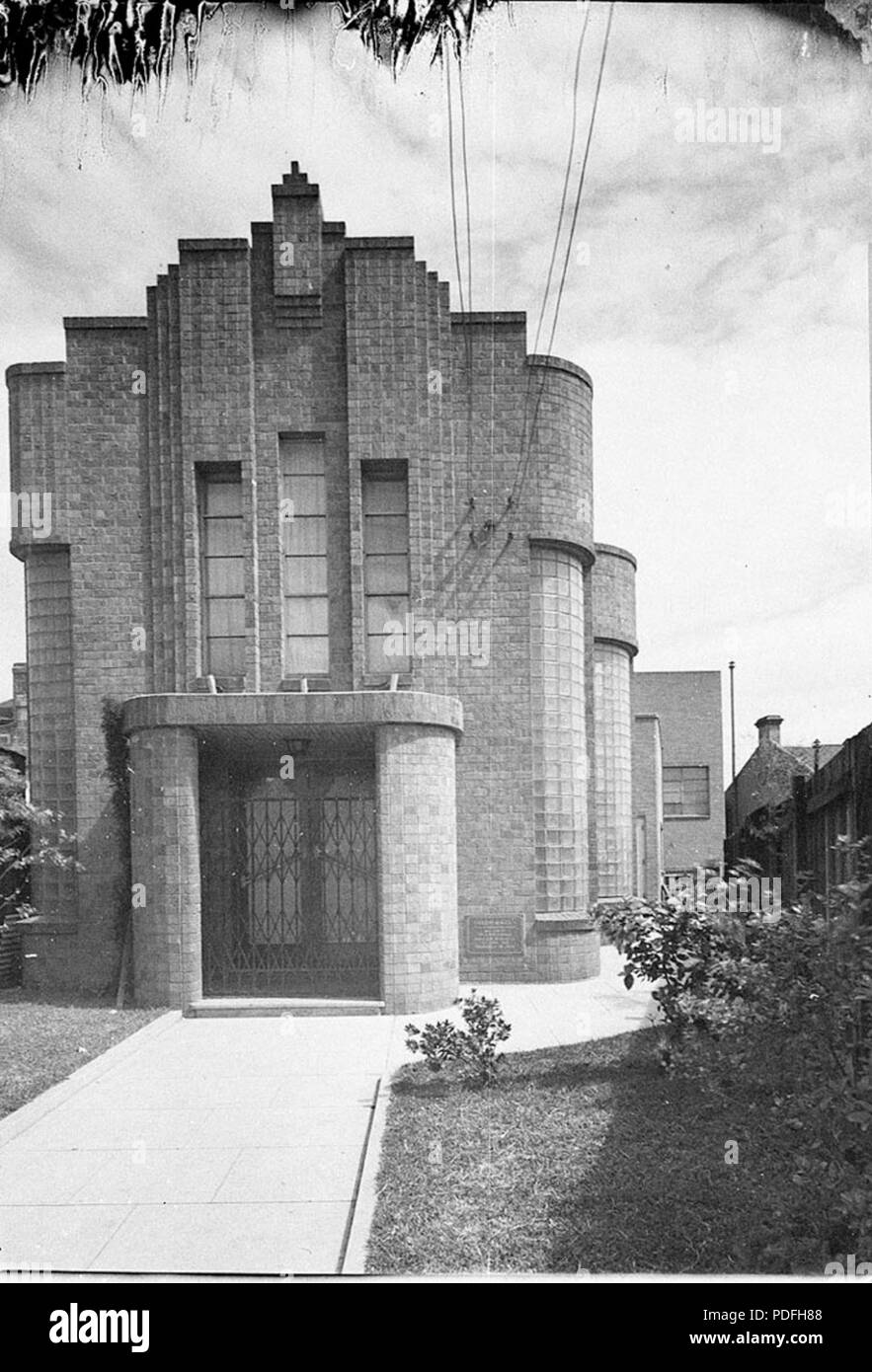 159 SLNSW 37418 Eesti Maja estone di House Sydney 1940 Foto Stock