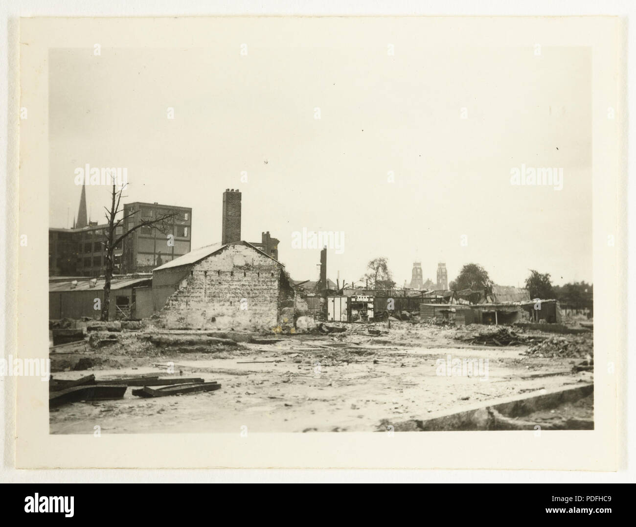 139 Gebombardeerd Rotterdam Foto Stock