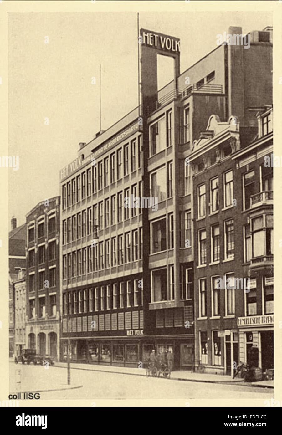 139 Gebouw Arbeiderspers Amsterdam Foto Stock