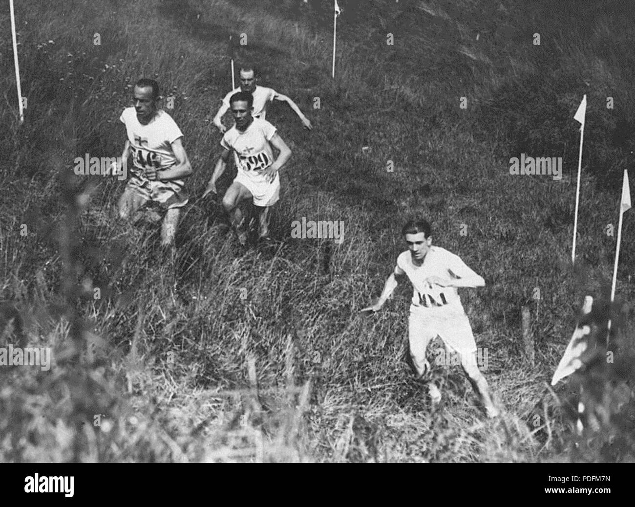 161 Ind cross country 1924 Olimpiadi di estate Foto Stock