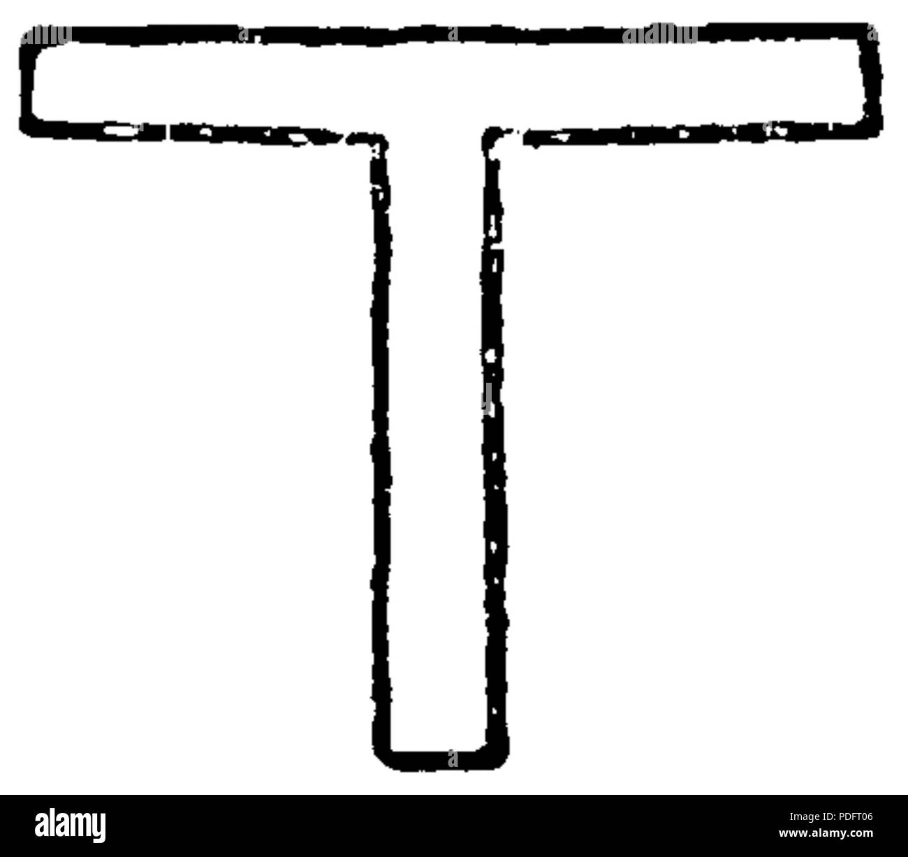 184 Kors, Antoniuskors, Nordisk familjebok Foto Stock