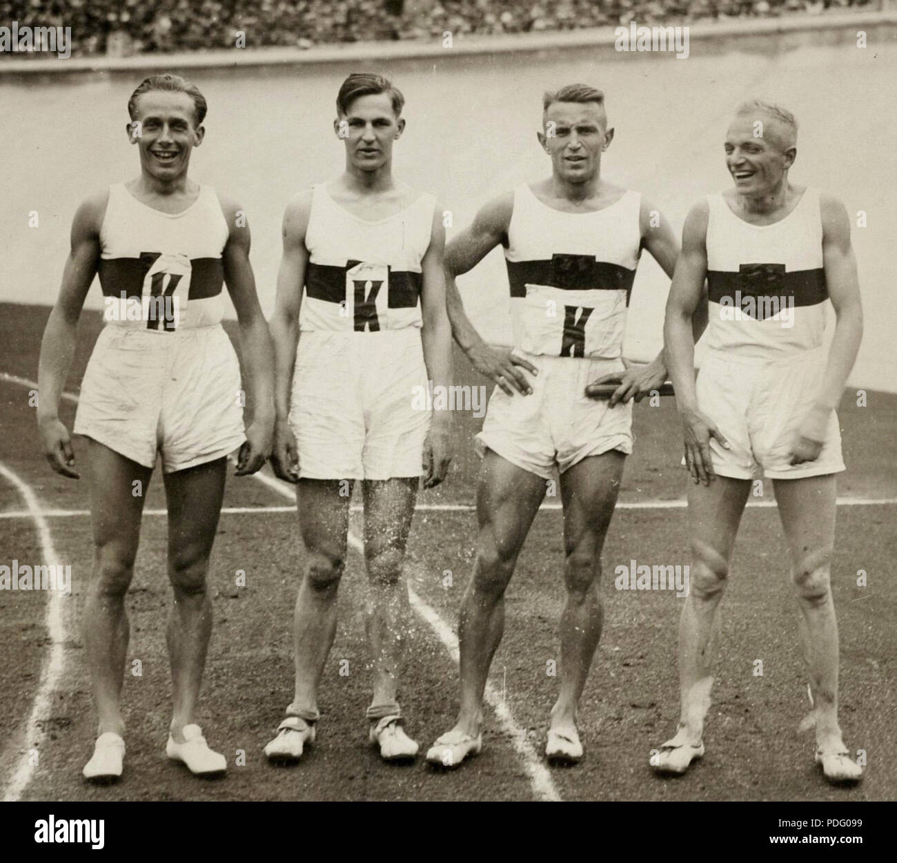 141 uomini tedesco 4x400m team Olimpiadi 1928 Foto Stock