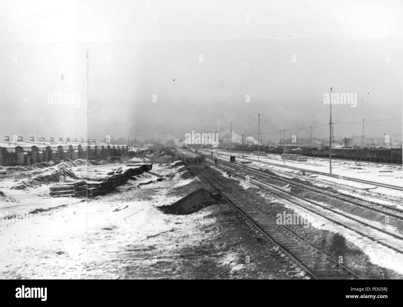 362 Rampa di scarico nel 1942 Foto Stock