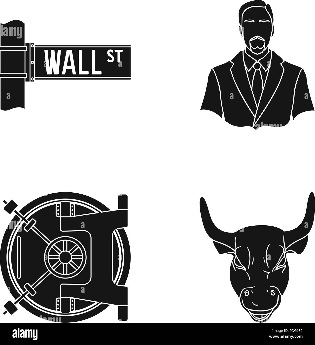 Banca,banchiere,Black,bull,azienda,imprenditore,raccolta,CAMBIO,finanza,fondi,gold.ricarica,icona,immagine,index,isolato,logo,soldi,profitto,cassaforte,impostare,segno,store,street,il simbolo,vettore,wall,ricchezza,web, Vettori vettore , Illustrazione Vettoriale