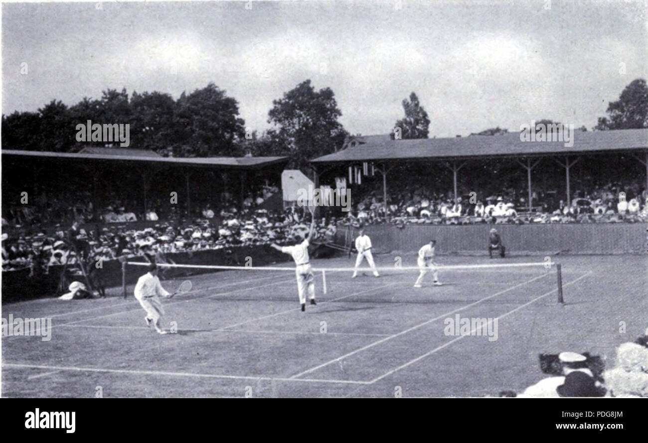 223 Uomini Doppio Final, Wimbledon 1907 Foto Stock