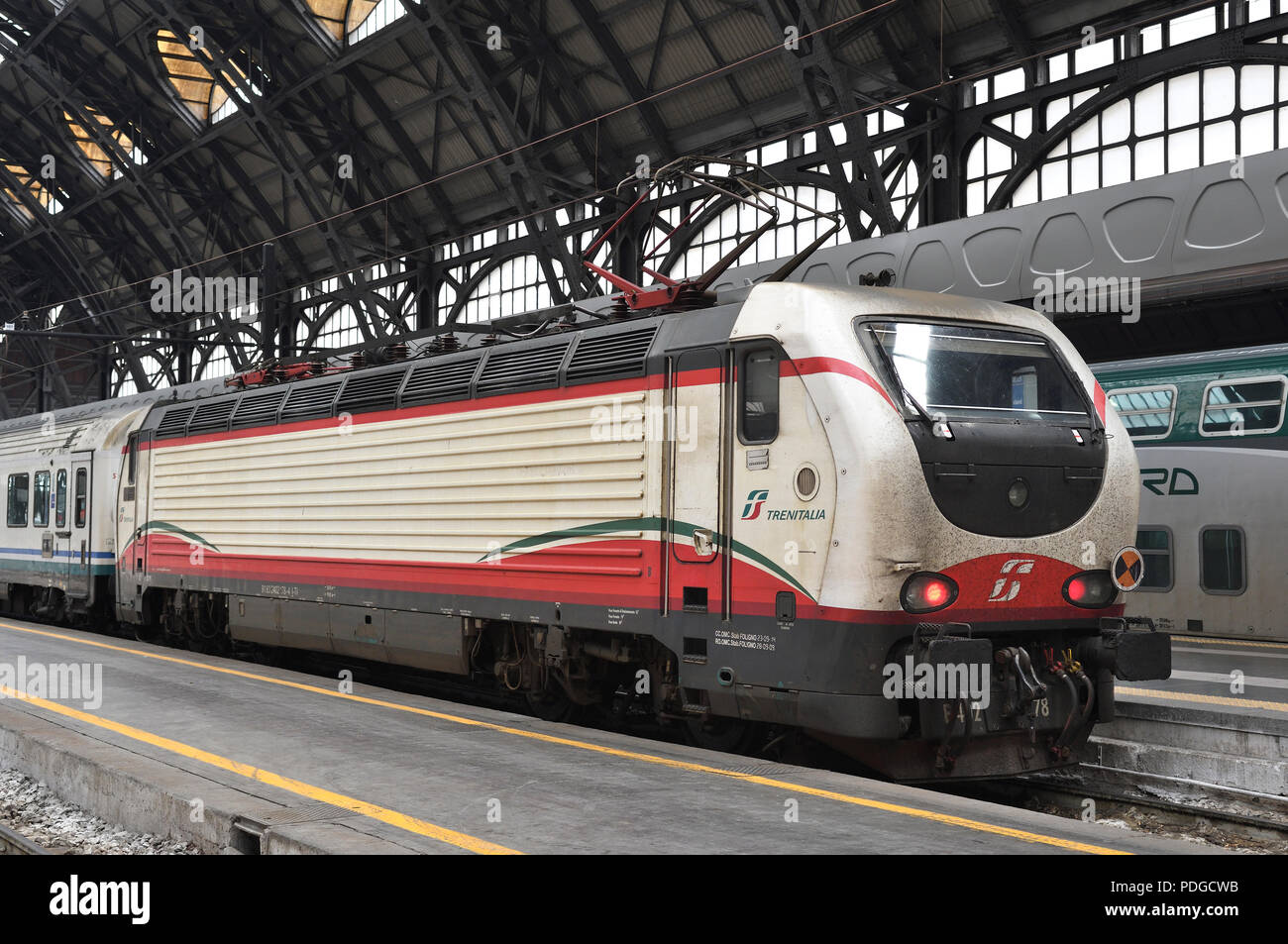 Classe E402B;E402 178;locomotore elettrico;stazione santa lucia;;Venezia Italia Foto Stock