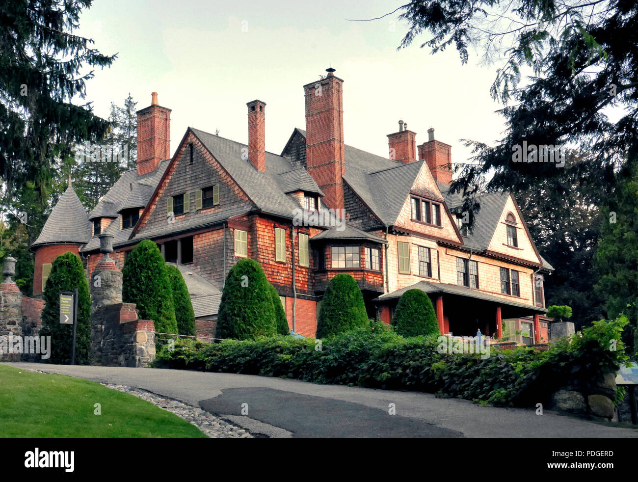 Naumkeag Mansion, Stockbrifge Massachusetts, nella ex tenuta di Joseph Hodges Choate e Caroline Dutcher Sterling Choate. Foto Stock
