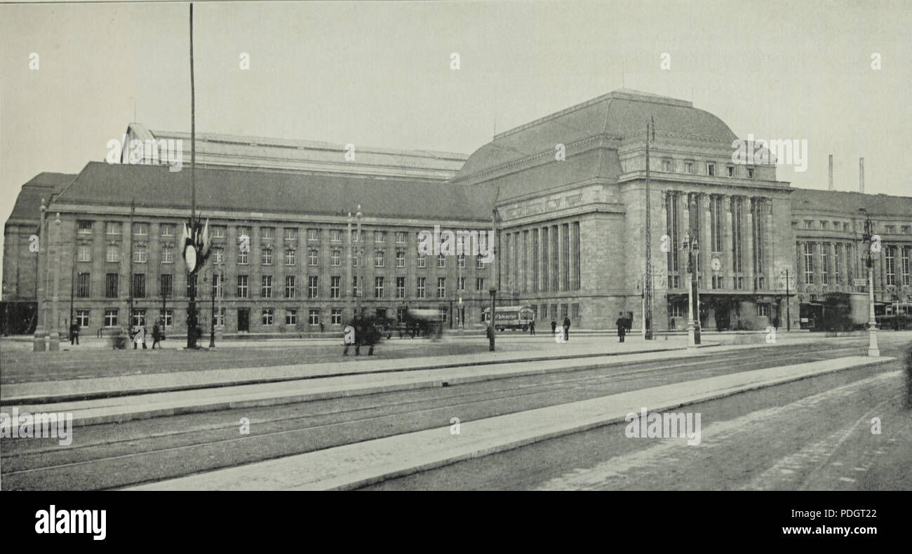 205 Leipzig Hauptbahnhof (1913) Foto Stock