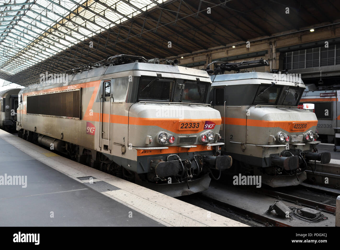 Classe 22000;locomotive elettriche;gare du nord;;parigi francia Foto Stock
