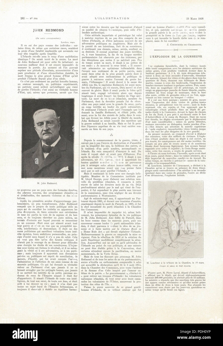 242 n. 3916 23 Mars 1918, scansione22, pagina 282 Foto Stock