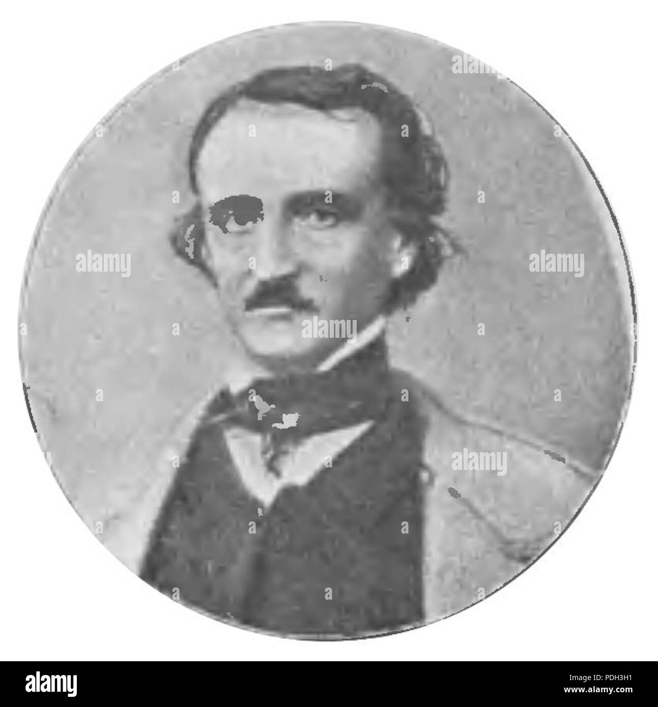 261 pl di Edgar Allan Poe - Z nietłómaczonych poezyi portret Foto Stock
