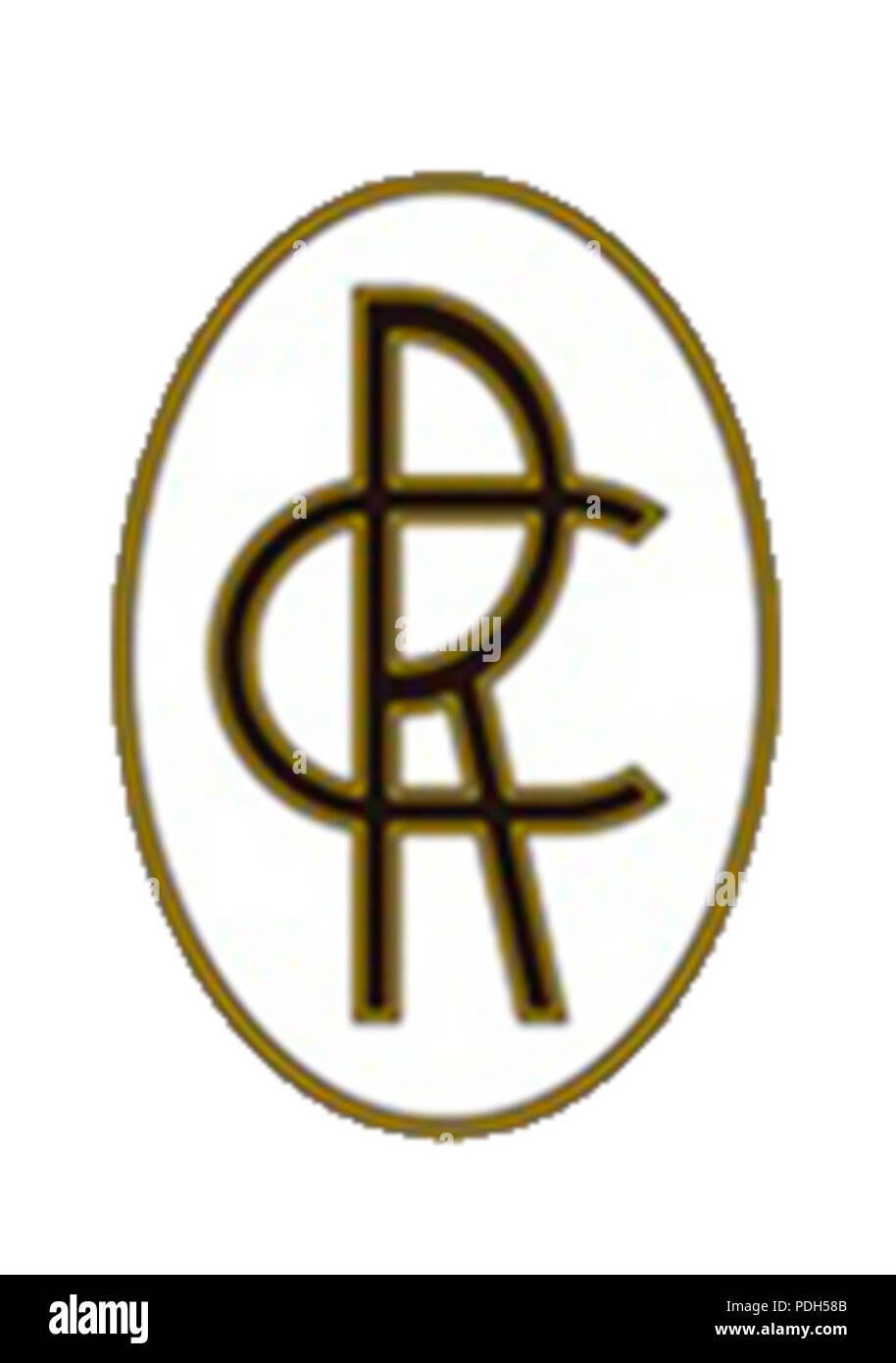 276 Racing Madrid crest 1 Foto Stock