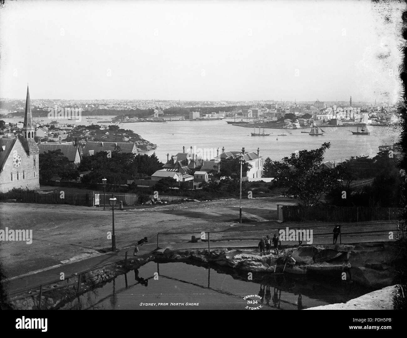 310 Sydney dal North Shore, c 1900 Foto Stock