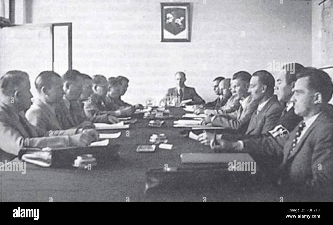 294 Sessione del Governo Provvisorio della Lituania Foto Stock