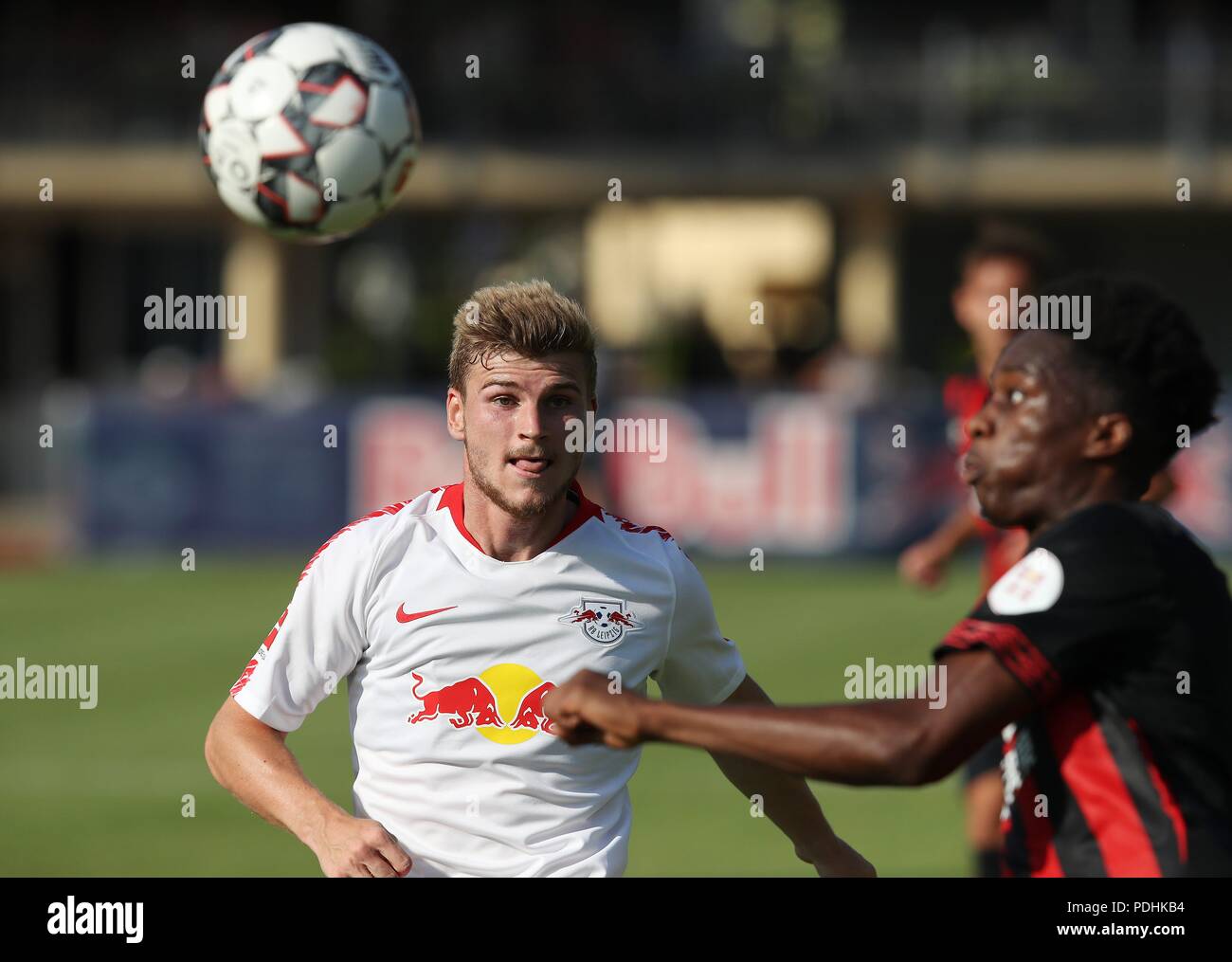 Firo Calcio, 03.08.2018 Prima Bundesliga, stagione 2018/2019 Test match RB Red Bull Leipzig - Huddersfield duelli Timo Werner | Utilizzo di tutto il mondo Foto Stock