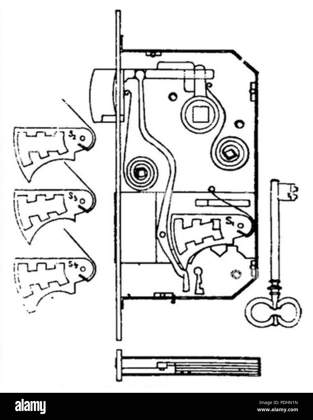 249 Otto 1529 Zámek chubbský s garniturou Foto Stock