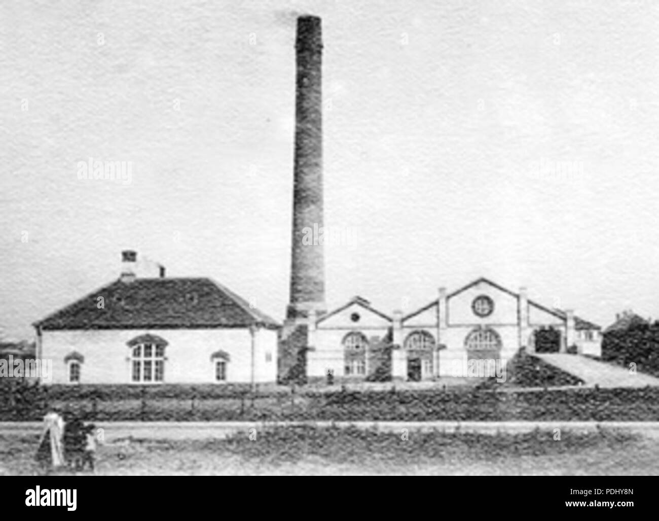 135 Frederiksberg Forbraendingsanstalt, c. 1910 Foto Stock